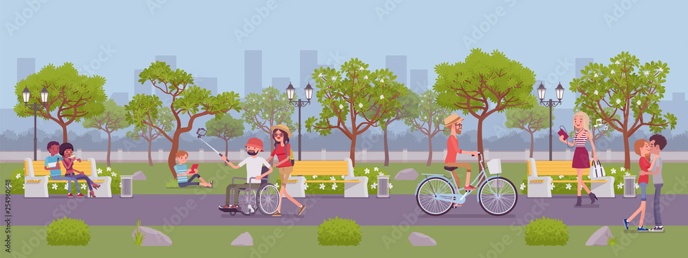 public garden clipart images