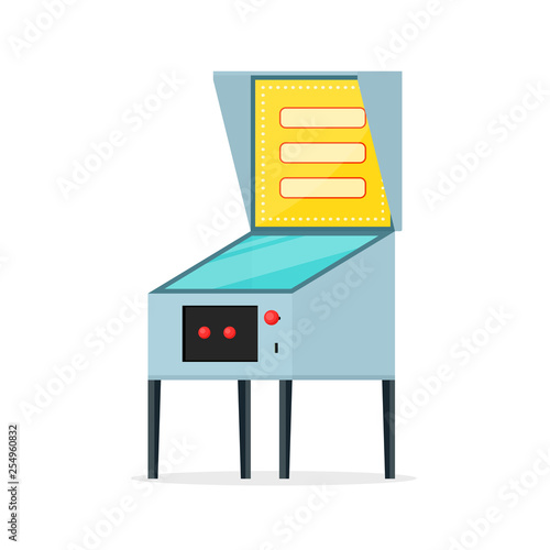 Pinball machine icon. Clipart image isolated on white background
