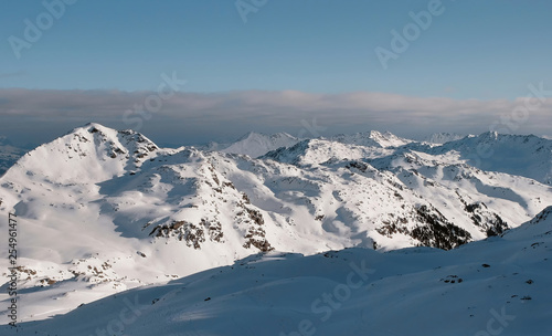 Landscape in Zillertal Arena ski resort in Zillertal in Tyrol. Great winter day. © Сергій Вовк