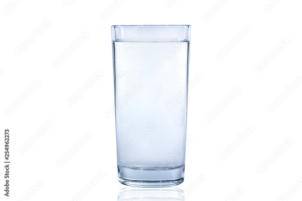 Glass of Water isolated on a white background Glass of Water isolated on a white background