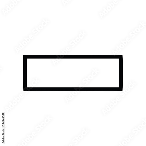 line drawing cartoon minus symbol
