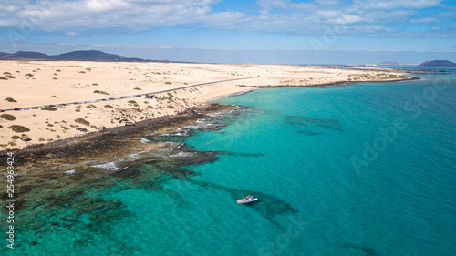10.01.2019  Corralejo Fuerteventura  tourists visit the coast of fuerteventura with taxi service