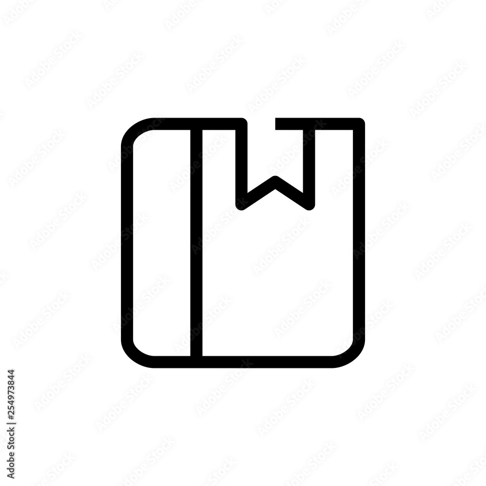 Number book icon. Contact sign Number book icon. Contact sign