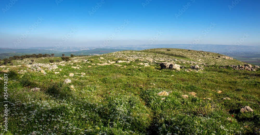 View from mount Givat Ha Moreh israel View from mount Givat Ha Moreh israel