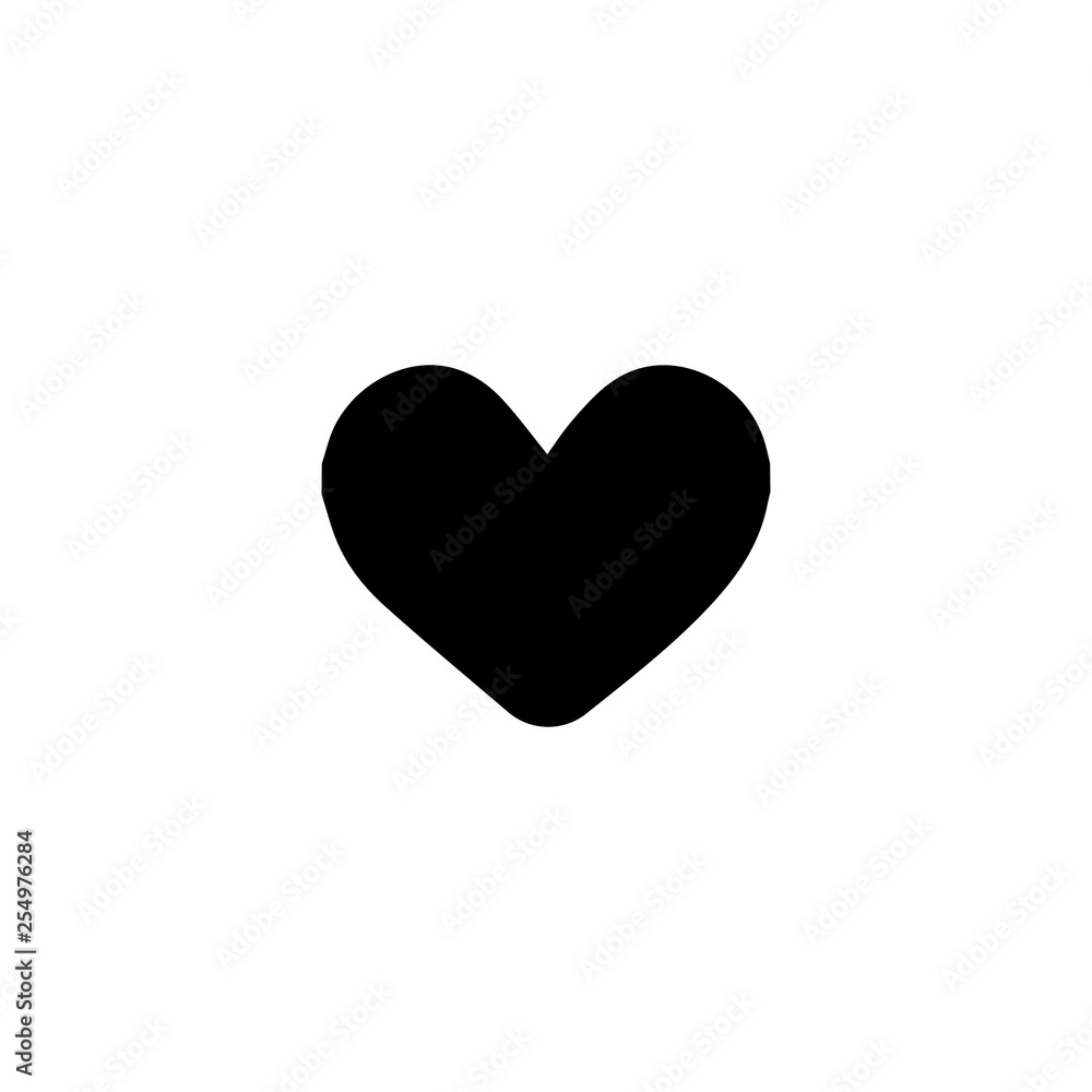 Like button icon. Social media heart sign Like button icon. Social media heart sign