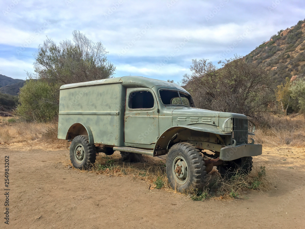 Vintage Military Jeep