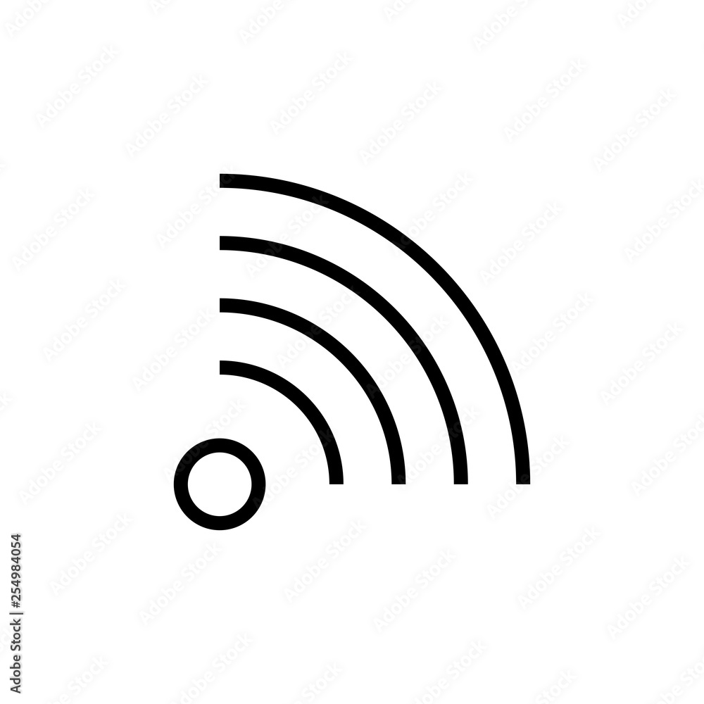 Wifi icon.Connection signal sign Wifi icon.Connection signal sign