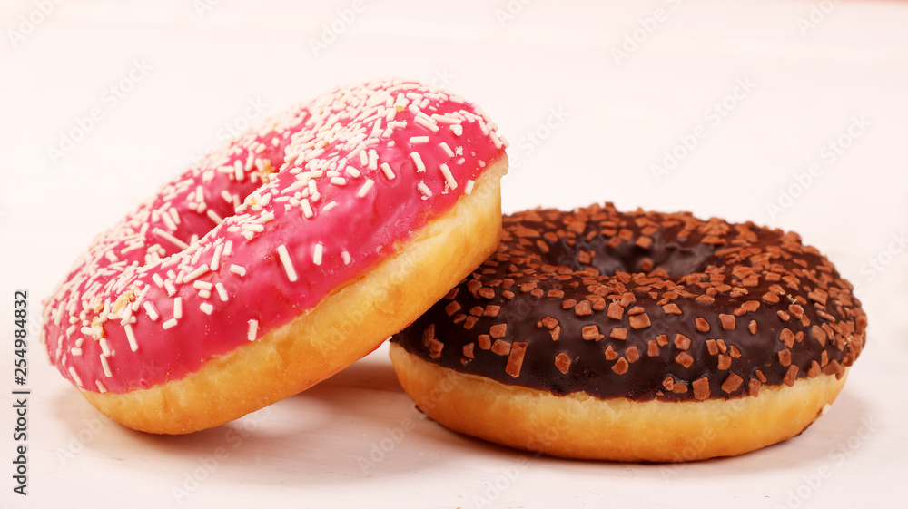 Fresh chocolate donut Fresh chocolate donut