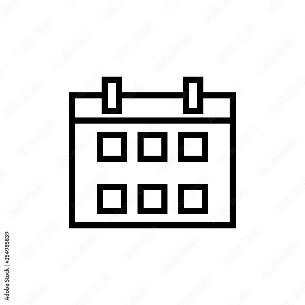 Calendar icon. Event date sign Calendar icon. Event date sign
