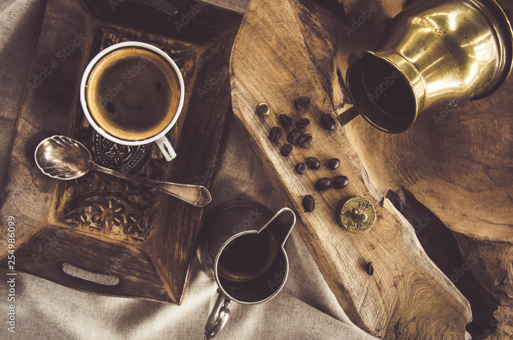 Fototapeta premium kawa kompozycja