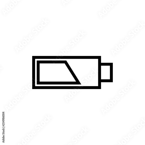 Charge battery icon. Mobile sign