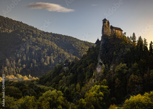 castle in the mountains