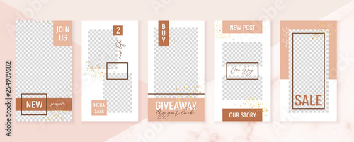 instagram stories template