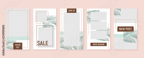 instagram stories template