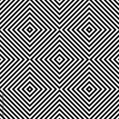 seamless pattern of hypnotic rhombuses