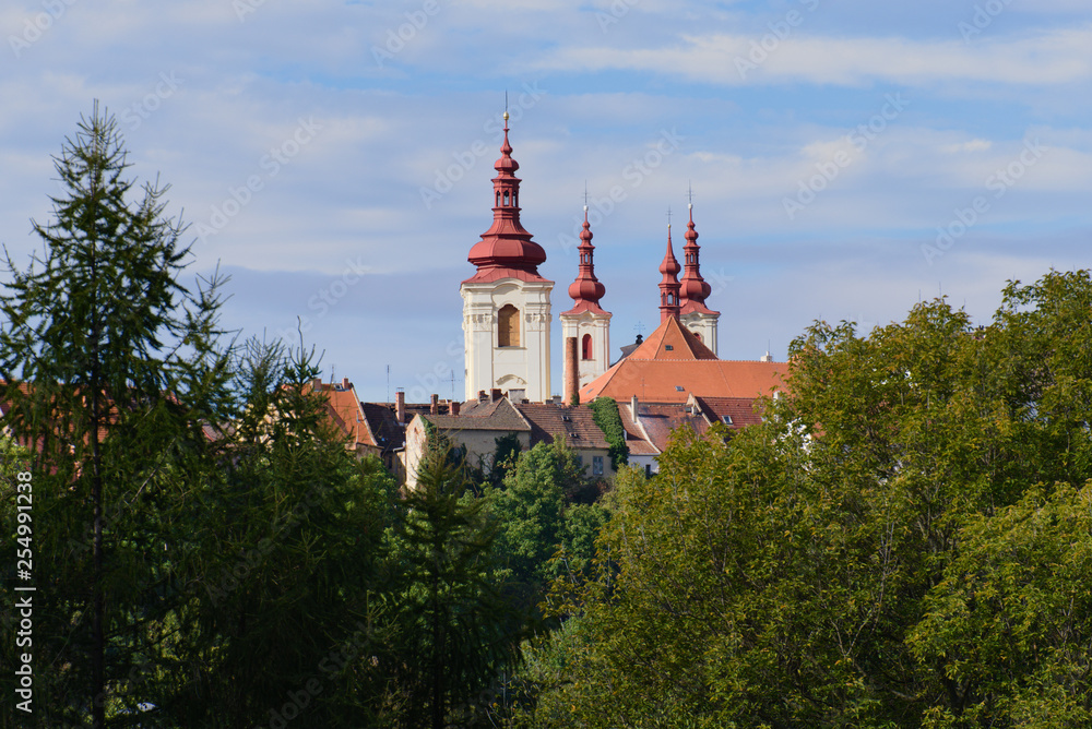 Landscape with the spires of the Church