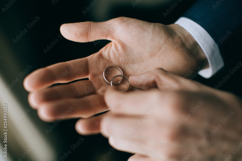 wedding rings on hand wedding rings on hand