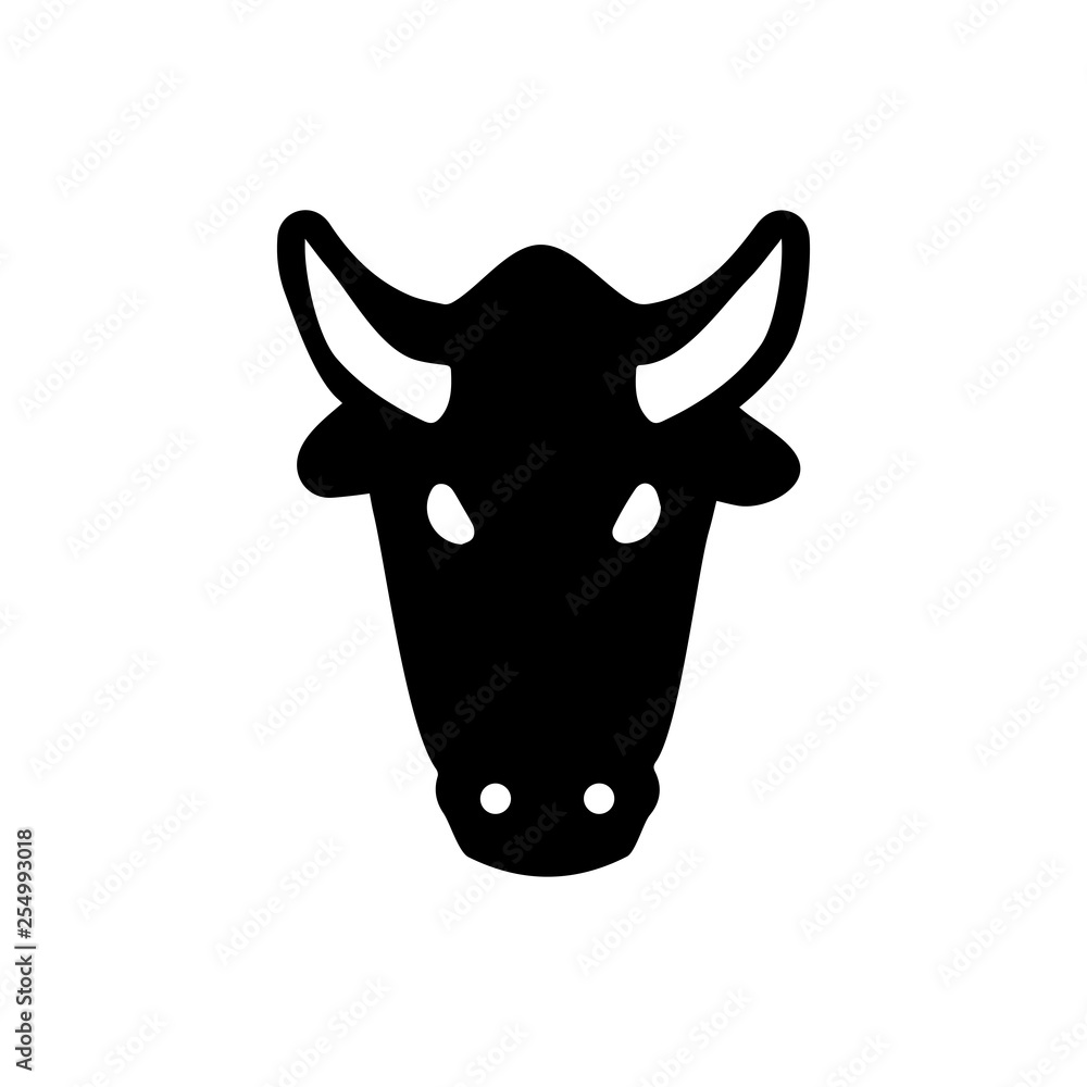Bull icon. Energy sign Bull icon. Energy sign