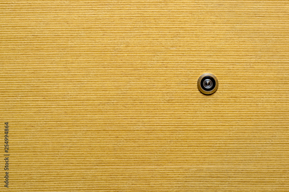Door peephole for review. Door peephole for review.