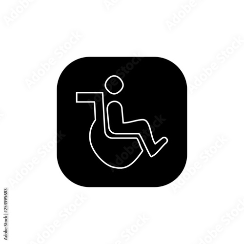 Invalid icon. Human disable sign