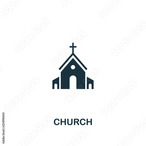 Church icon. Creative element design from easter icons collection. Pixel perfect Church icon for web design, apps, software, print usage
