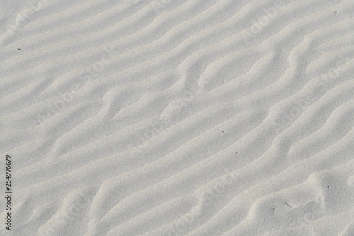 pristine sand marine pattern. ripples in the sand