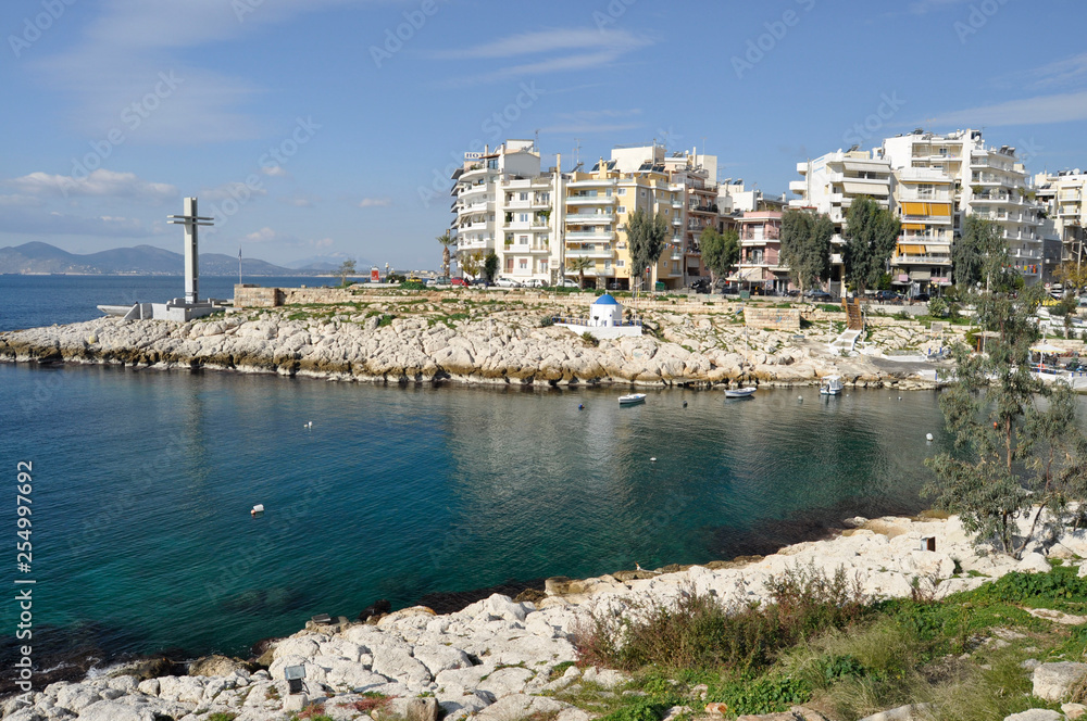 Fototapeta premium Waterfront in Piraeus, Greece