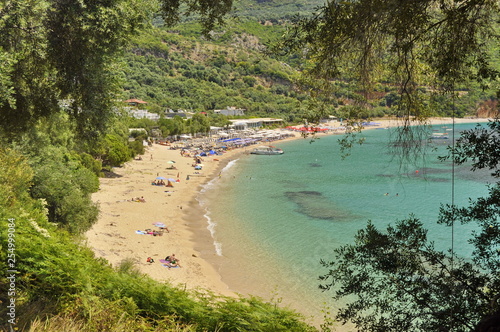 Beach in Lichnos, Greece