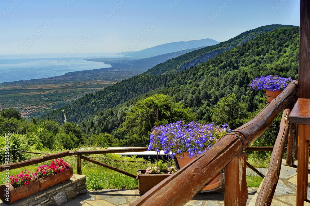 Mountain landscape in Greece