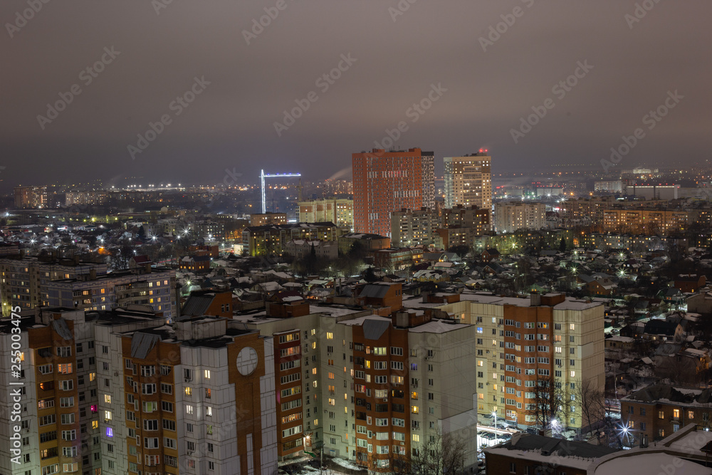 Fototapeta premium view of the night Ryazan