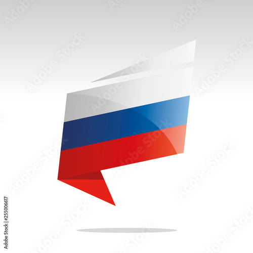 New abstract Russia flag origami logo icon button label vector Free Download New abstract Russia flag origami logo icon button label vector - GFXLoad