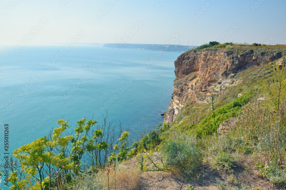 Cape Kaliakra Sea View Bay Landmark Bulgaria Stock Photo