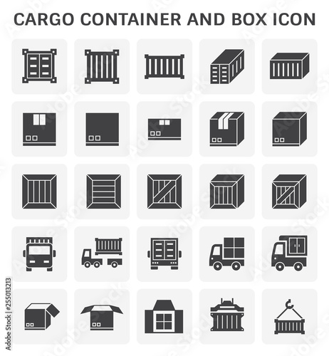 cargo container icon