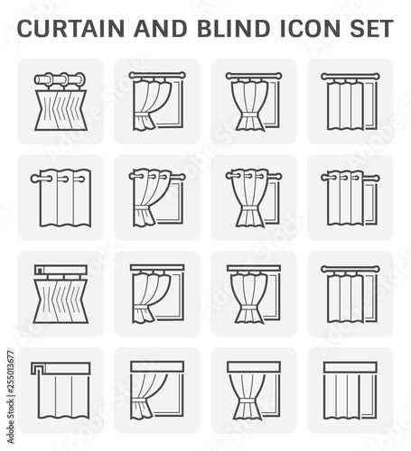 curtain blind icon