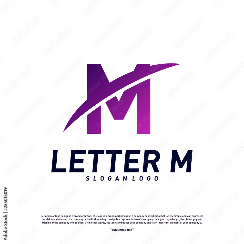 Letter M Logo design concepts. Initial M planet Logo design template vector. Icon Symbol Letter M Logo design concepts. Initial M planet Logo design template vector. Icon Symbol