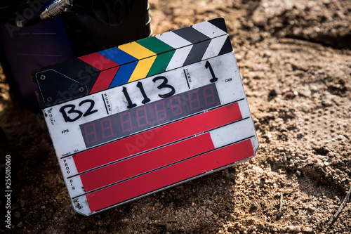 Movie film slate