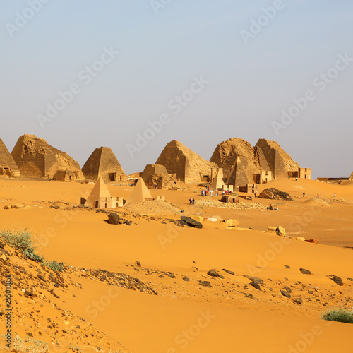  the antique pyramids of the black pharaohs