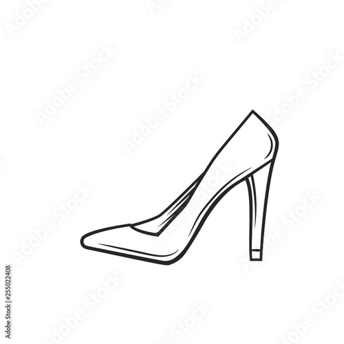 Female shoe icon