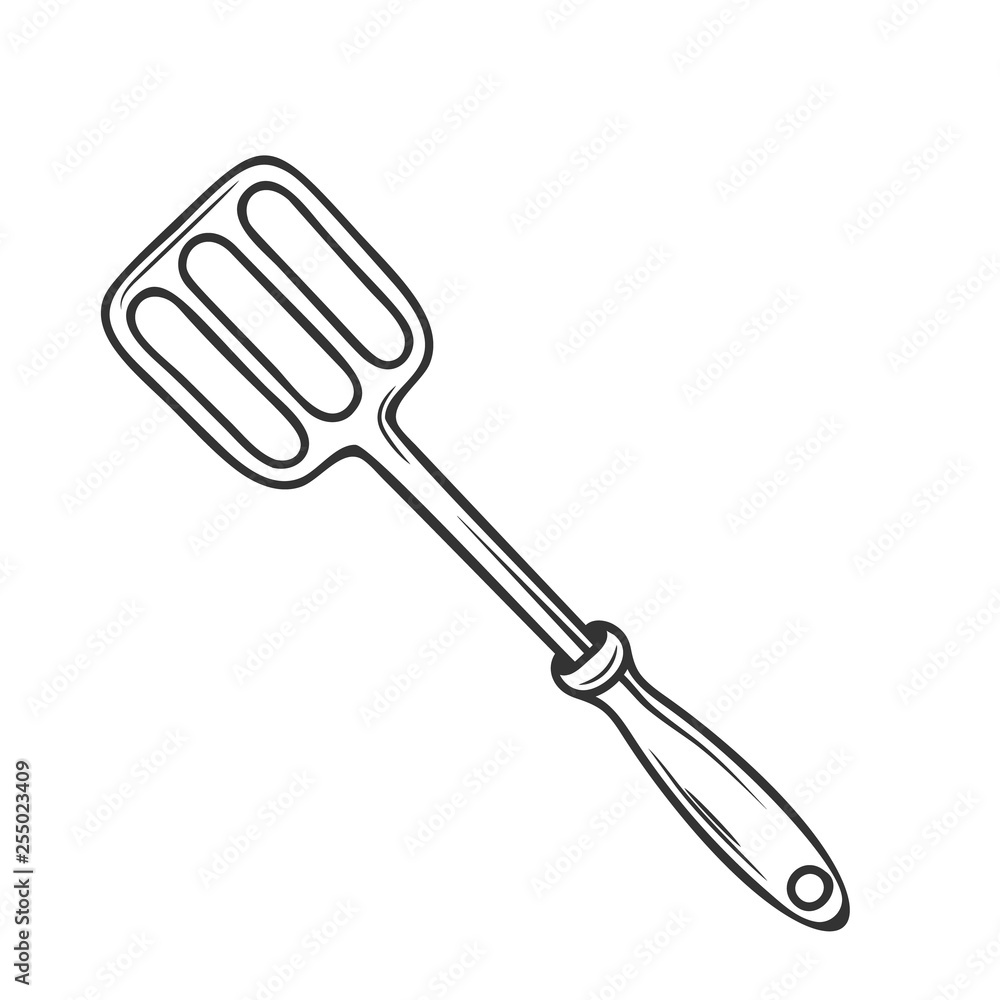 Barbecue tool outline Barbecue tool outline