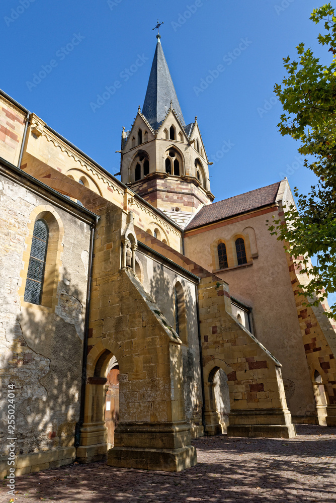 Eglise Notre Dame de l'Assomption, Rouffach, Alsace, Haut-Rhin, Grand Est, France