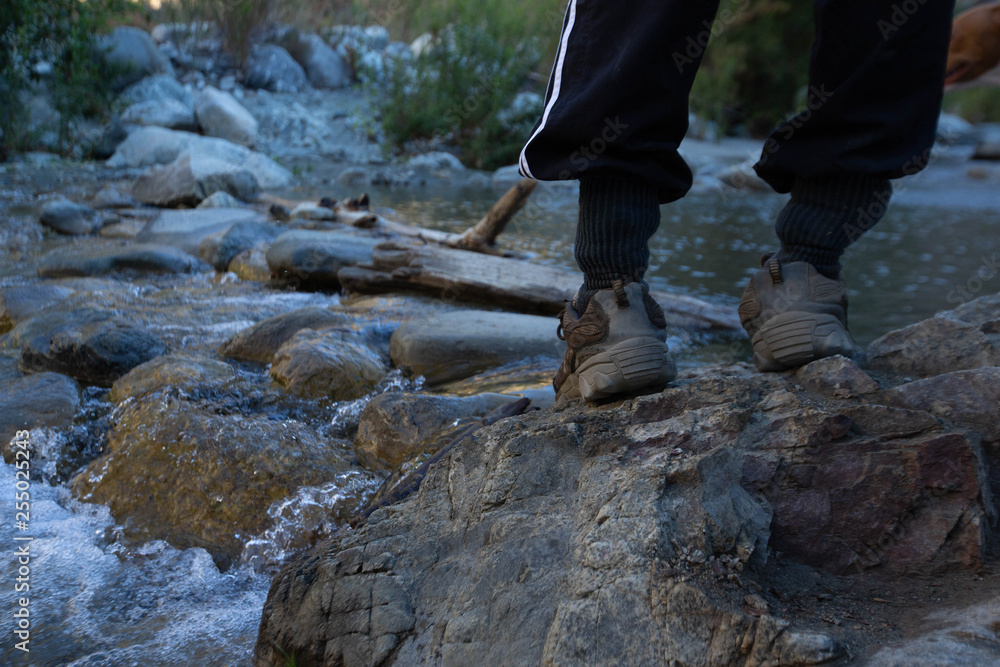 man on a rock man on a rock