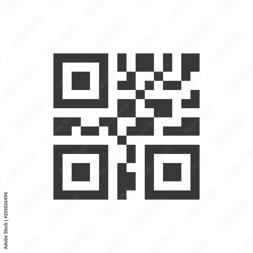 illustration of QR code icon illustration of QR code icon