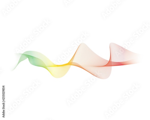 Wave line illustration design