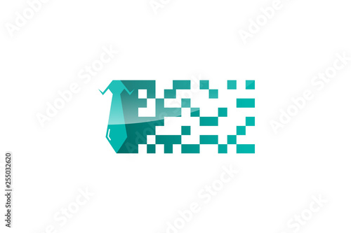 Pixel Job Logo Inspirations Template