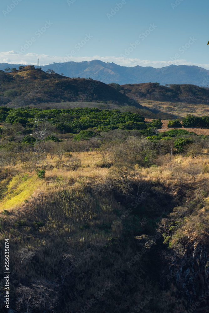 Fototapeta premium landscape with mountains and clouds