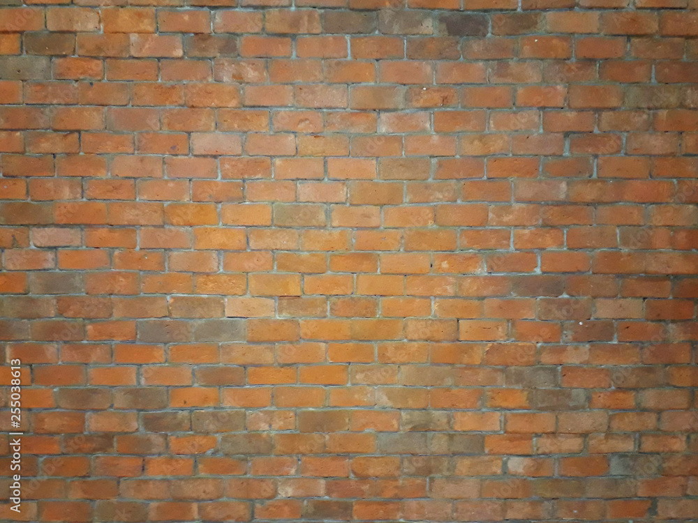 Naklejka premium old red brick wall texture.