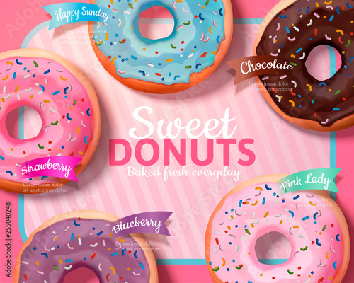 Delicious donuts ads