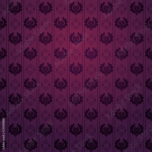 Vintage dark purple wallpaper