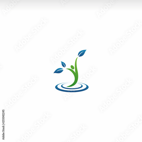 healthy life, psychologist, human logo vector