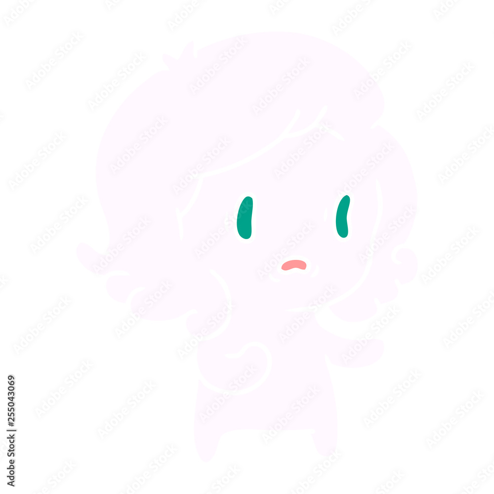 cartoon of kawaii scary ghost cartoon of kawaii scary ghost